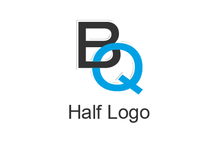 letter B linked with Q