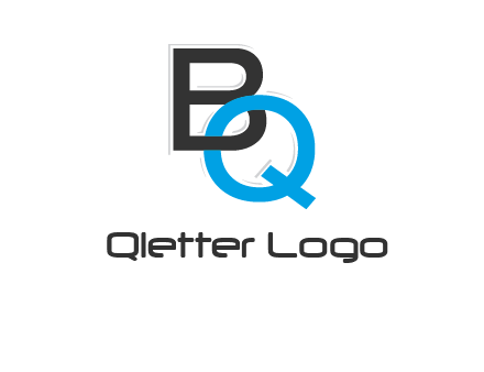 letter B linked with Q