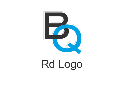 letter B linked with Q