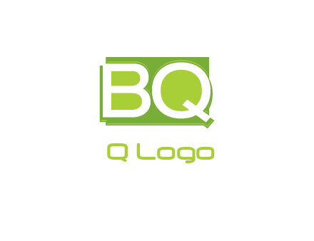 letters B and Q
