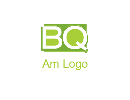 letters B and Q