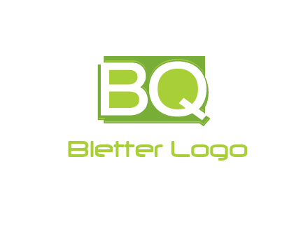 letters B and Q
