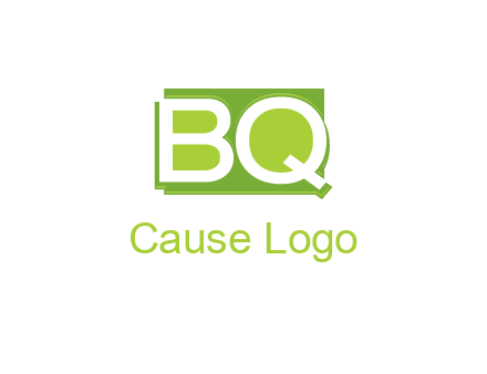 letters B and Q