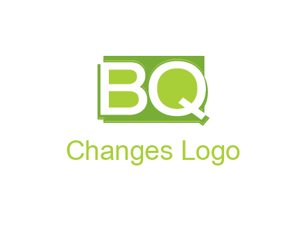 letters B and Q