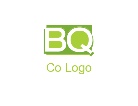 letters B and Q