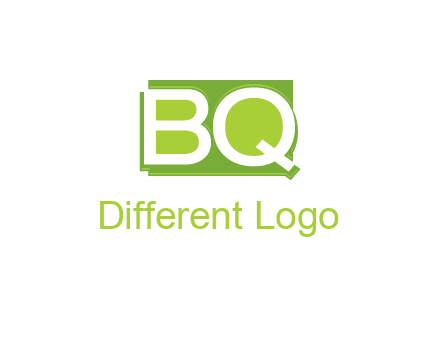 letters B and Q