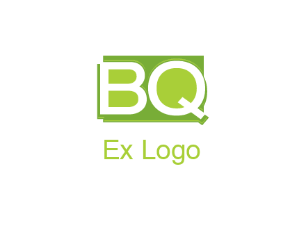 letters B and Q