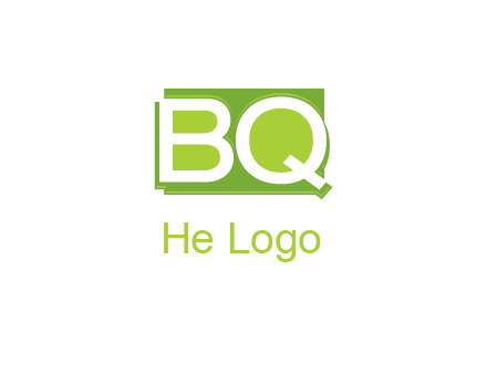 letters B and Q