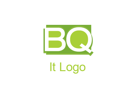 letters B and Q
