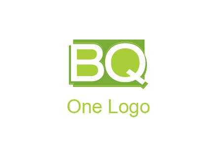 letters B and Q
