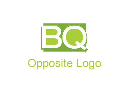 letters B and Q