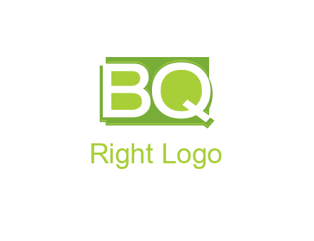 letters B and Q