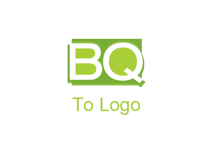 letters B and Q