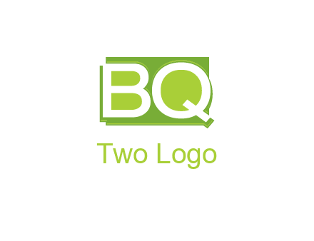 letters B and Q