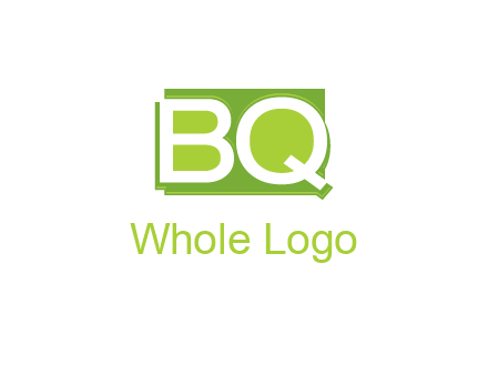 letters B and Q