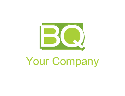 letters B and Q