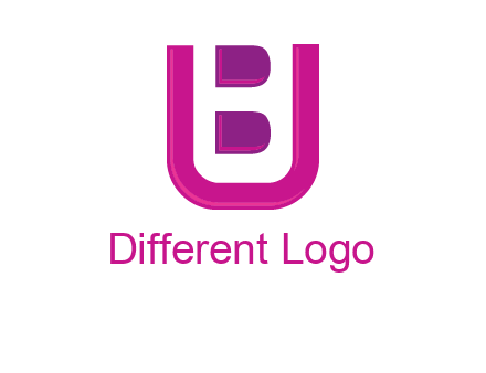 letter B inside letter U