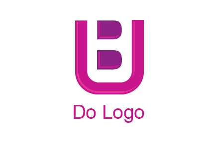 letter B inside letter U