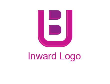 letter B inside letter U