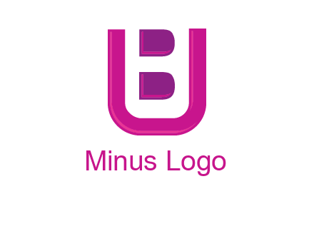 letter B inside letter U
