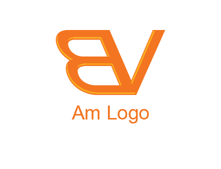 letter B and letter V joined together