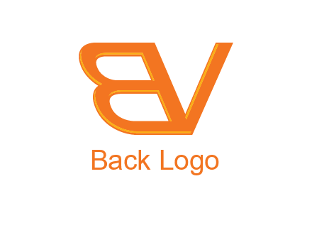 letter B and letter V joined together