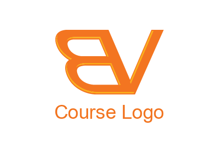letter B and letter V joined together