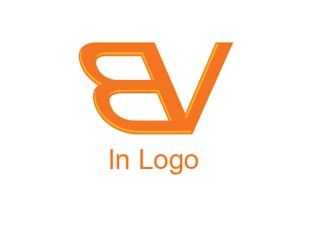letter B and letter V joined together