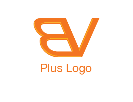 letter B and letter V joined together