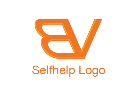 letter B and letter V joined together