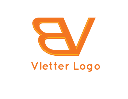 letter B and letter V joined together