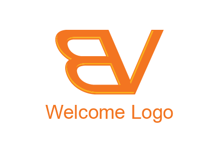 letter B and letter V joined together
