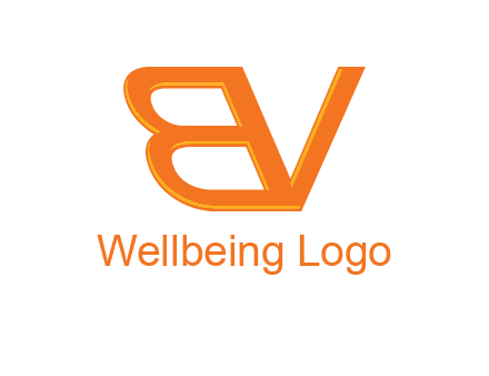 letter B and letter V joined together