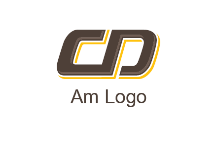 letter C and D forming sideways letter S