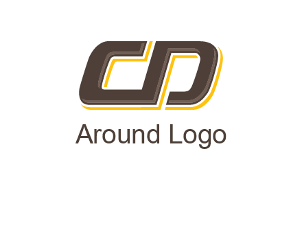 letter C and D forming sideways letter S