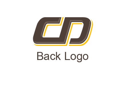 letter C and D forming sideways letter S