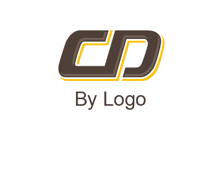 letter C and D forming sideways letter S
