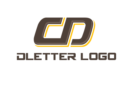 letter C and D forming sideways letter S