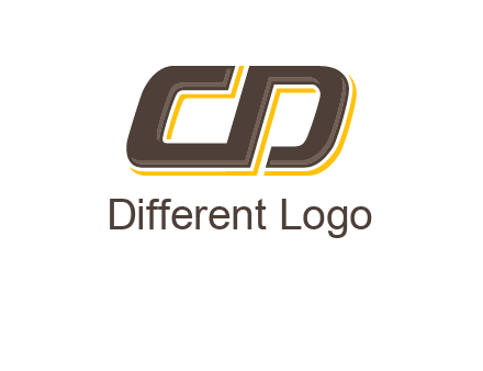 letter C and D forming sideways letter S