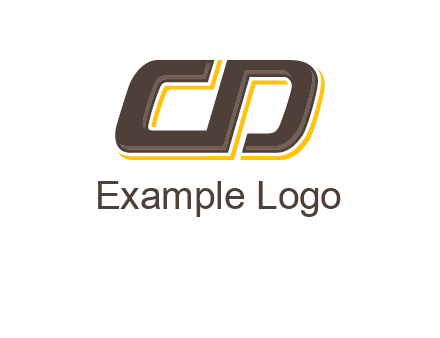 letter C and D forming sideways letter S