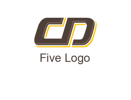 letter C and D forming sideways letter S