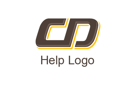 letter C and D forming sideways letter S