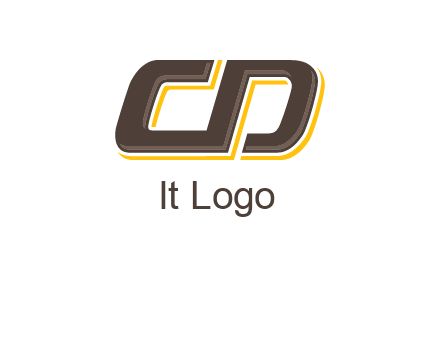 letter C and D forming sideways letter S