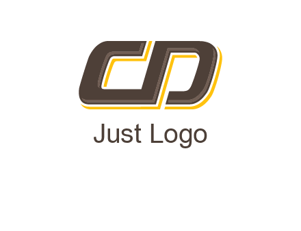 letter C and D forming sideways letter S