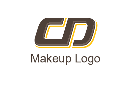 letter C and D forming sideways letter S
