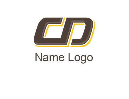 letter C and D forming sideways letter S