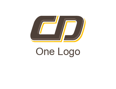 letter C and D forming sideways letter S