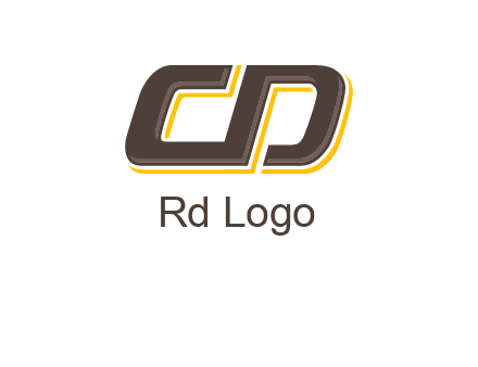letter C and D forming sideways letter S