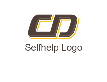 letter C and D forming sideways letter S