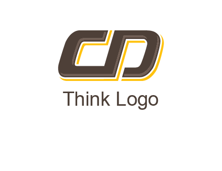 letter C and D forming sideways letter S